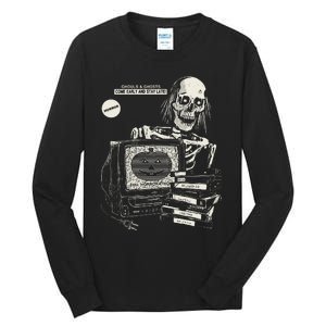 Horrorathon Skeleton Halloween Gift Tall Long Sleeve T-Shirt