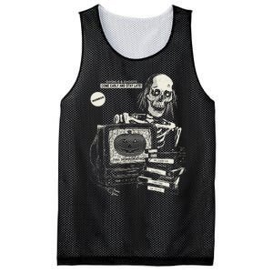 Horrorathon Skeleton Halloween Gift Mesh Reversible Basketball Jersey Tank