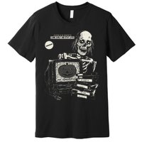 Horrorathon Skeleton Halloween Gift Premium T-Shirt