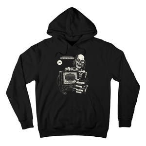 Horrorathon Skeleton Halloween Gift Tall Hoodie