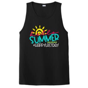 Hello Summer Happy Last Day Of School Teacher Student PosiCharge Competitor Tank