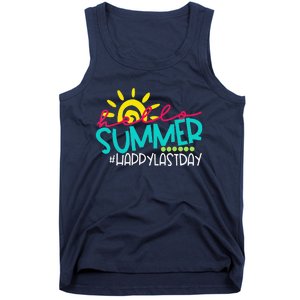 Hello Summer Happy Last Day Of School Teacher Student Tank Top