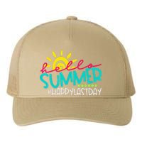 Hello Summer Happy Last Day Of School Teacher Student Yupoong Adult 5-Panel Trucker Hat