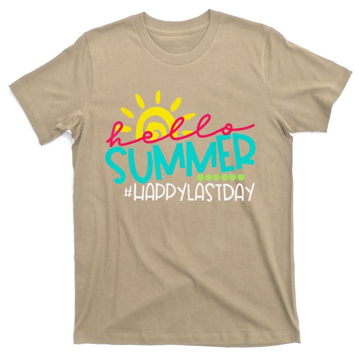 Hello Summer Happy Last Day Of School Teacher Student T-Shirt