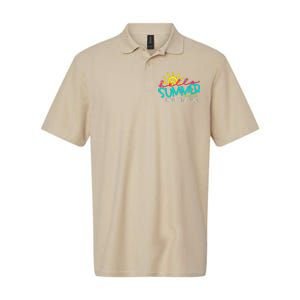 Hello Summer Happy Last Day Of School Teacher Student Softstyle Adult Sport Polo