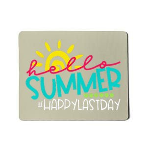 Hello Summer Happy Last Day Of School Teacher Student Mousepad