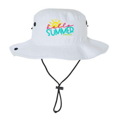 Hello Summer Happy Last Day Of School Teacher Student Legacy Cool Fit Booney Bucket Hat