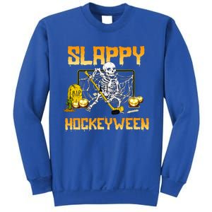 Hockey Slappy Hockeyween Skeleton Halloween Costume Sweatshirt