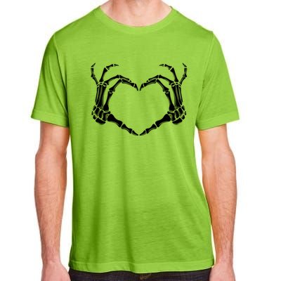 Halloween Skeleton Heart Hands Gift Adult ChromaSoft Performance T-Shirt