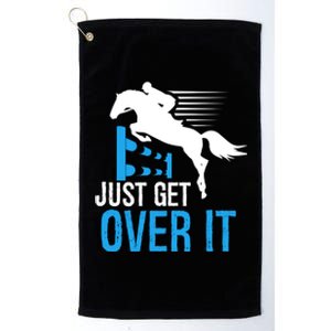 Horse Show Horseback Riding Gift Platinum Collection Golf Towel