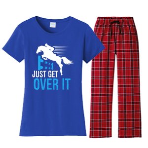 Horse Show Horseback Riding Gift Women's Flannel Pajama Set