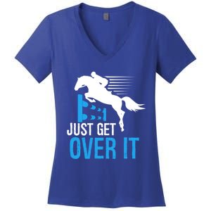 Horse Show Horseback Riding Gift Women's V-Neck T-Shirt