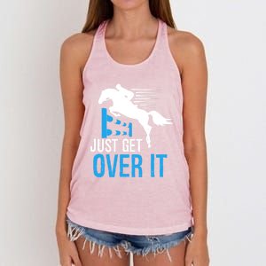 Horse Show Horseback Riding Gift Women's Knotted Racerback Tank