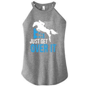 Horse Show Horseback Riding Gift Women's Perfect Tri Rocker Tank