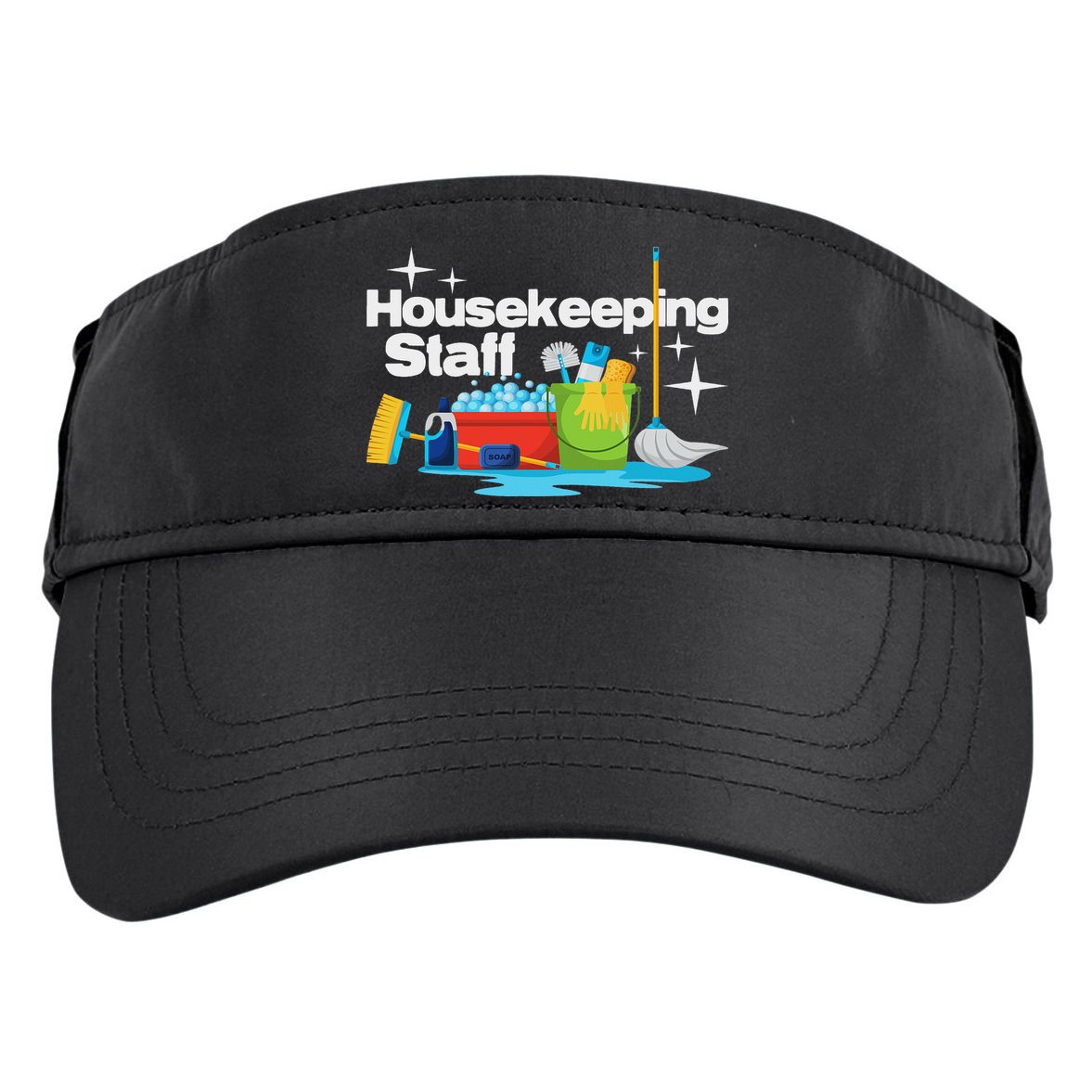 Housekeeping Staff Housekeeper Cleaner Janitorial Service Adult Drive Performance Visor