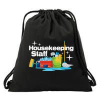 Housekeeping Staff Housekeeper Cleaner Janitorial Service Drawstring Bag