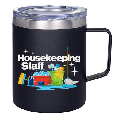Housekeeping Staff Housekeeper Cleaner Janitorial Service 12oz Stainless Steel Coffee Mug