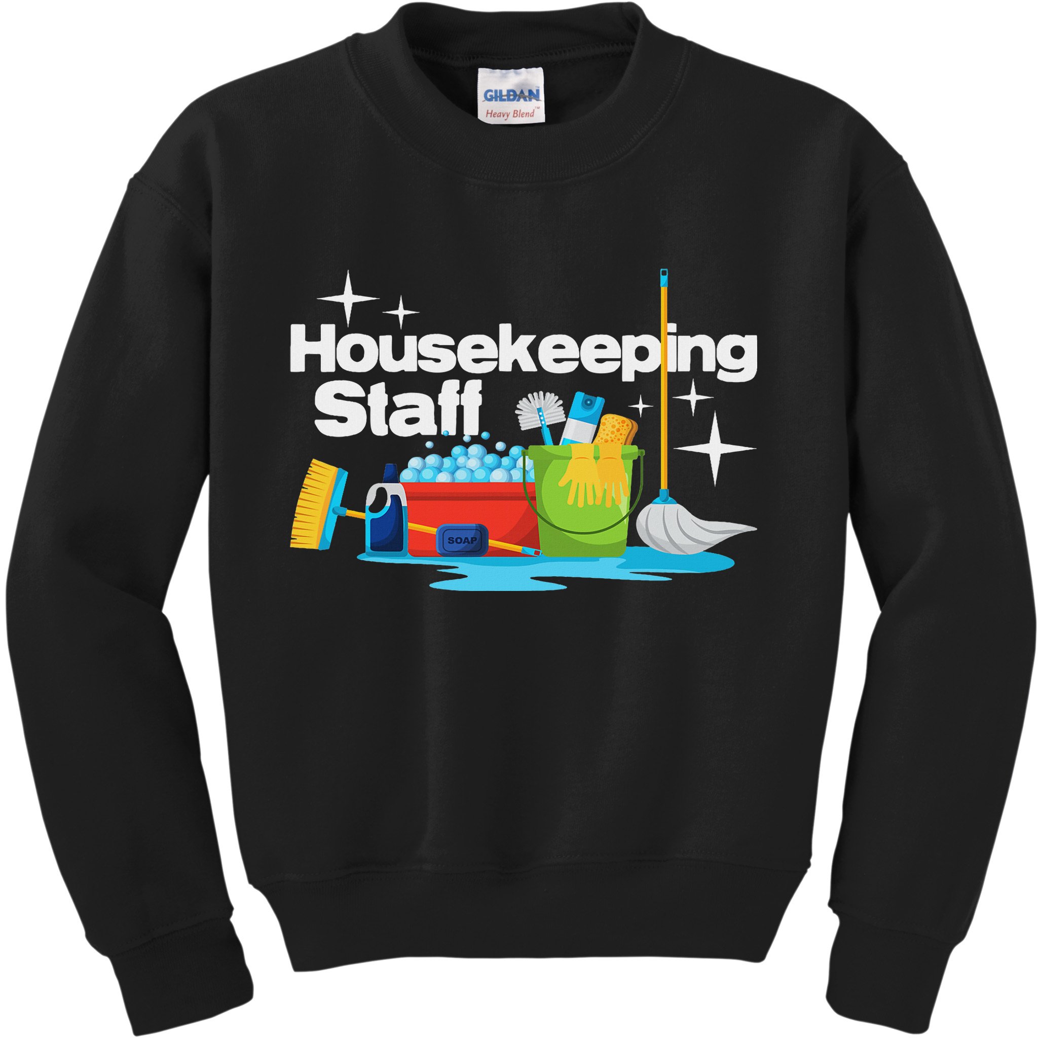 Housekeeping Staff Housekeeper Cleaner Janitorial Service Kids Sweatshirt