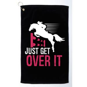 Horse Show Horseback Riding Cool Gift Platinum Collection Golf Towel