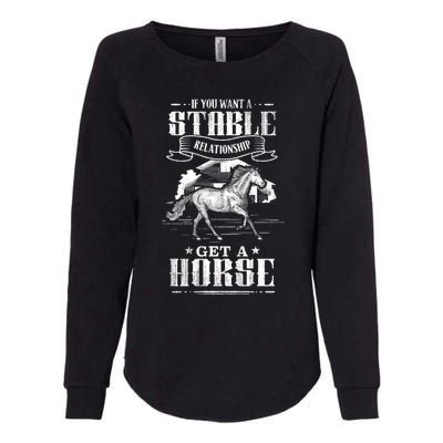 Horse Show Horseback Riding Gift Womens California Wash Sweatshirt