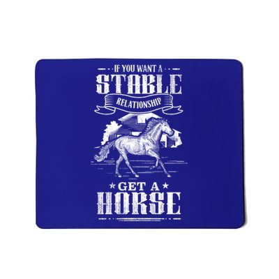 Horse Show Horseback Riding Gift Mousepad