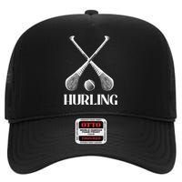 Hurling Sticks High Crown Mesh Back Trucker Hat