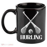 Hurling Sticks 11oz C Handle Ceramic Mug