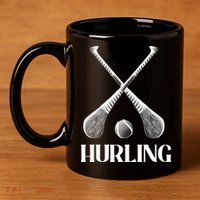 Hurling Sticks 11oz C Handle Ceramic Mug