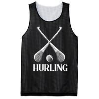 Hurling Sticks Mesh Reversible Basketball Jersey Tank