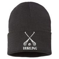 Hurling Sticks Sustainable Knit Beanie