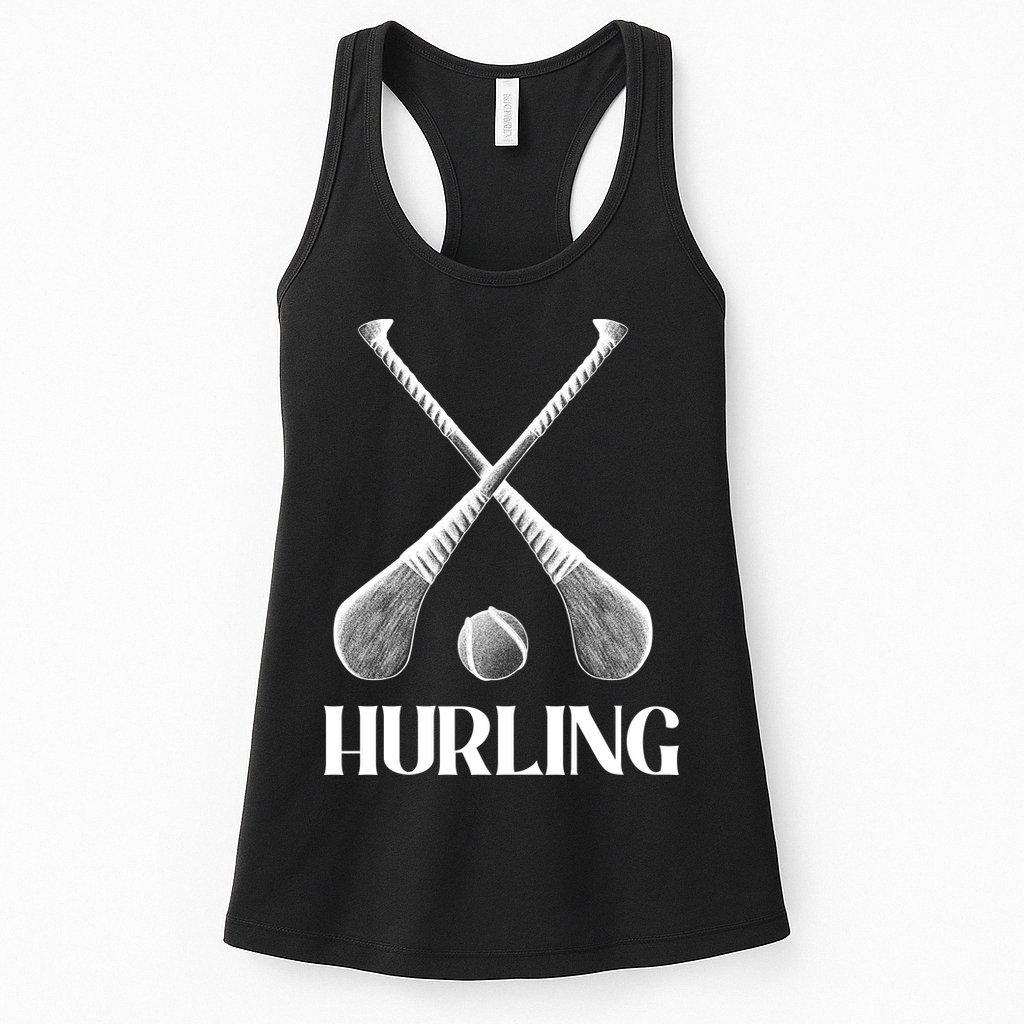 Hurling Sticks Womens Tank Top