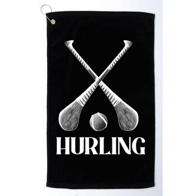 Hurling Sticks Golf Towel