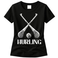 Hurling Sticks Womens T-Shirt