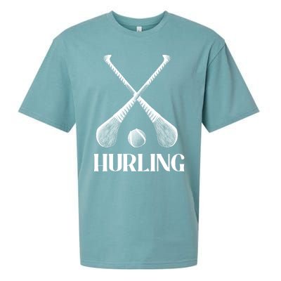 Hurling Sticks Sueded Cloud Jersey T-Shirt