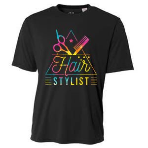 Hair Stylist Hair Stylist And Hair Styling Cooling Performance Crew T-Shirt