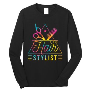 Hair Stylist Hair Stylist And Hair Styling Long Sleeve Shirt