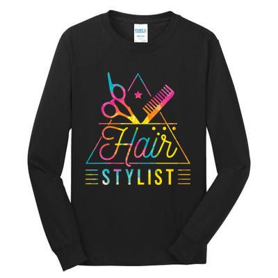 Hair Stylist Hair Stylist And Hair Styling Tall Long Sleeve T-Shirt