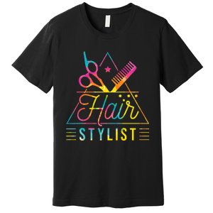 Hair Stylist Hair Stylist And Hair Styling Premium T-Shirt