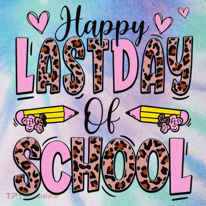 Hello Summer Happy Last Day Of School Leopard Legacy Tie Dye Trucker Hat