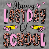 Hello Summer Happy Last Day Of School Leopard 7-Panel Snapback Hat