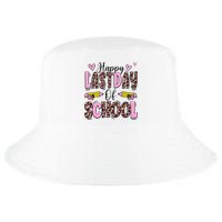 Hello Summer Happy Last Day Of School Leopard Cool Comfort Performance Bucket Hat
