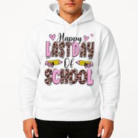 Hello Summer Happy Last Day Of School Leopard Hoodie