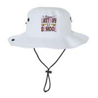 Hello Summer Happy Last Day Of School Leopard Bucket Hat