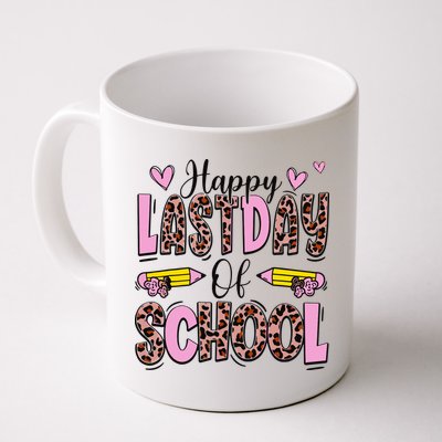 Hello Summer Happy Last Day Of School Leopard Mug