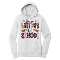 Hello Summer Happy Last Day Of School Leopard Women's Pullover Hoodie