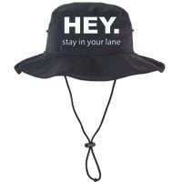 Hey Stay In Your Lane Funny Annoying Drivers Road Rage Legacy Cool Fit Booney Bucket Hat