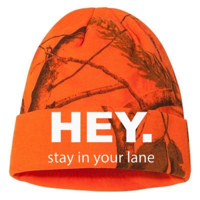 Hey Stay In Your Lane Funny Annoying Drivers Road Rage Kati Licensed 12" Camo Beanie