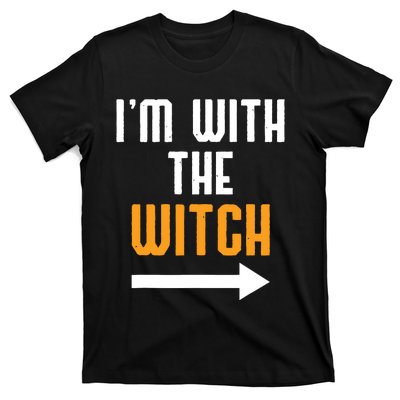 Halloween Shirts Im With The Witch Funny Halloween T-Shirt