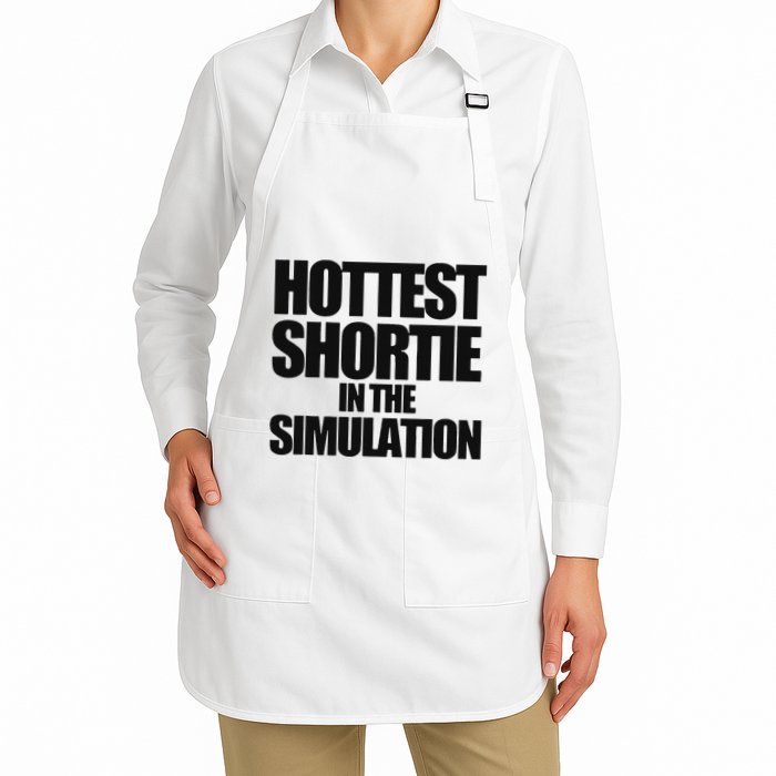 Hottest Shortie In The Simulation Full-Length Apron With Pockets