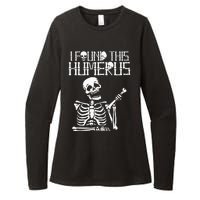 Halloween Skeleton I Found Humerus Funny Costume Matching Womens CVC Long Sleeve Shirt